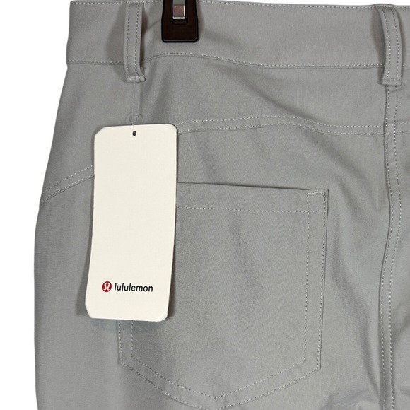 NWT LULULEMON City Sleek 5 Pocket Wide Leg Pant Full Length Silver Drop, Size 32 - Picture 9 of 13